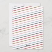 雪片カラフル3枚の写真クリスメリーマス シーズンカード (裏面)