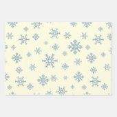 雪片クリスマスセット3 ラッピングペーパーシート (正面2)