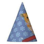 雪片クリスマスハムスター パーティーハット (左)