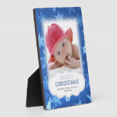 雪片クリスマスフォトプラーク フォトプラーク (側面)