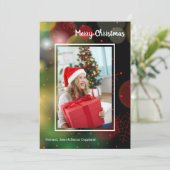 雪片クリスマスフォト シーズンカード (スタンド正面)