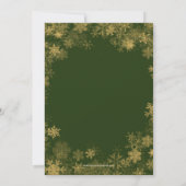 雪片クリスマスフォト シーズンカード (裏面)