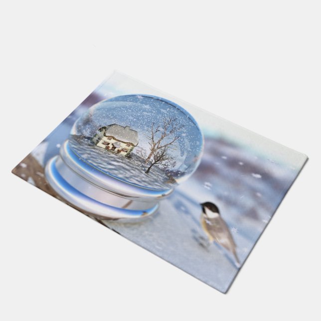 雪片グローブ形式 ドアマット (アングル)