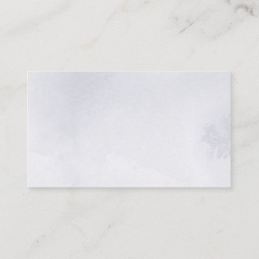 雪片シルバーグレーベビーシャワー表示シャワー エンクロージャーカード (裏面)