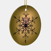 雪片ジェム セラミックオーナメント (右)