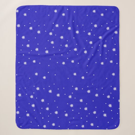雪片ダンスパターン シェルパブランケット (正面)