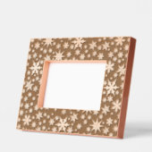 雪片デザイン レーザー彫刻フレーム (左)