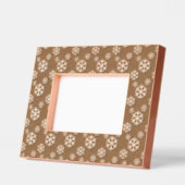 雪片デザイン レーザー彫刻フレーム (左)