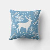 雪片トナカイフェスティバル クッション (裏面)