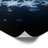 雪片ハート ポスター (角)