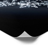 雪片ハート ポスター (角)