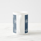 雪片パターンフェスティバル専門マグカップ ボーンチャイナマグカップ (裏面)