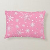 雪片パターン アクセントクッション (裏面)