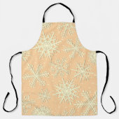 雪片パターン エプロン (正面)