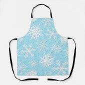 雪片パターン エプロン (正面)
