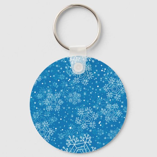 雪片パターン キーホルダー (正面)