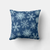 雪片パターン クッション (裏面)