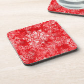 雪片パターン コースター (左側)