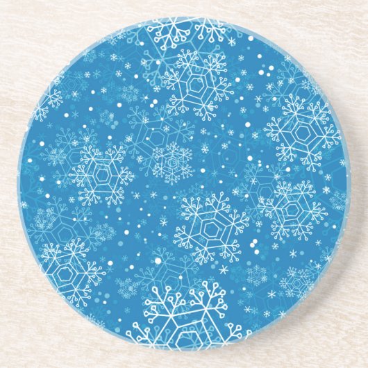雪片パターン コースター (正面)