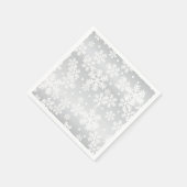 雪片パターン スタンダードカクテルナプキン (角)