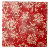 雪片パターン タイル (正面)