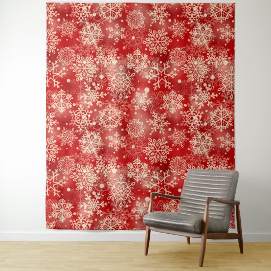 雪片パターン タペストリー (インサイチュ)