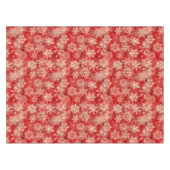 雪片パターン テーブルクロス (正面(横))