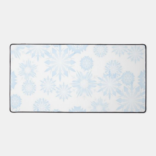 雪片パターン デスクマット (正面)