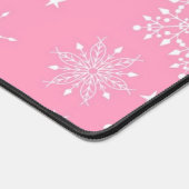 雪片パターン デスクマット (コーナー)