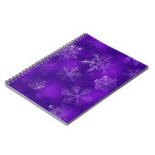 雪片パターン ノートブック (左側)