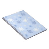 雪片パターン ノートブック (右側)