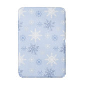 雪片パターン バスマット (正面縦)