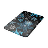 雪片パターン バスマット (アングル)