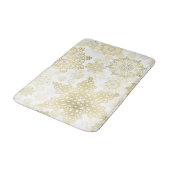 雪片パターン バスマット (アングル)