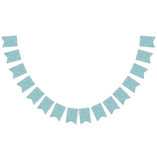 雪片パターン バンティングフラッグ (全)