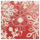 雪片パターン ファブリック (クローズアップ)