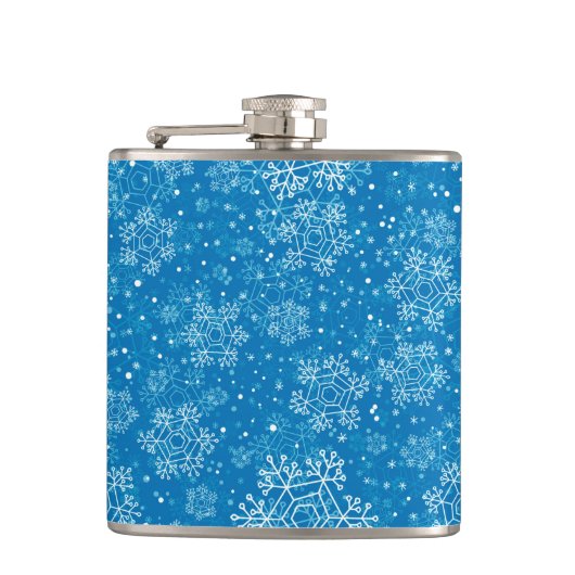 雪片パターン フラスク (正面)