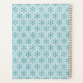 雪片パターン プランナー手帳 (裏面)