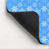 雪片パターン マウスパッド (コーナー)