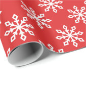 雪片パターン ラッピングペーパー (ロールコーナー)