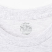 雪片パターン ラベル (貼付)