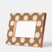 雪片パターン レーザー彫刻フレーム (左)