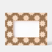 雪片パターン レーザー彫刻フレーム (正面)