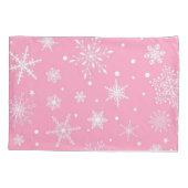 雪片パターン 枕カバー (裏面)