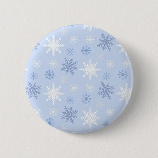 雪片パターン 缶バッジ (正面)