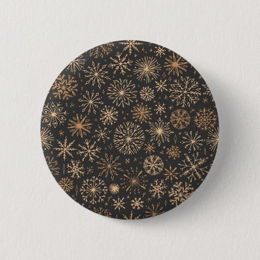 雪片パターン 缶バッジ (正面)