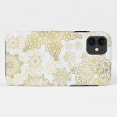 雪片パターン Case-Mate iPhoneケース (裏面(横))