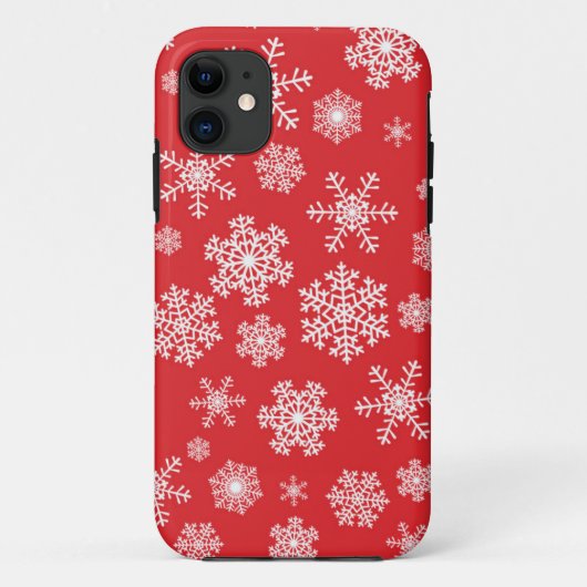 雪片パターン Case-Mate iPhoneケース (裏面)