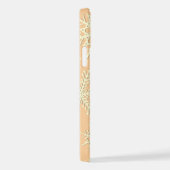 雪片パターン iPhoneケース (右側面)