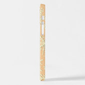 雪片パターン iPhoneケース (左側面)